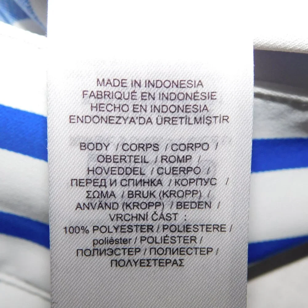 Lauren Ralph Lauren Womens 6 Blue White Striped Wide Leg Pant High Rise - Picture 3 of 16